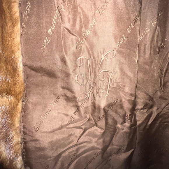 2000s Giuliana Teso for Neiman Marcus Full-Length Mink Coat Rich Brown Italy - Picture 12 of 13